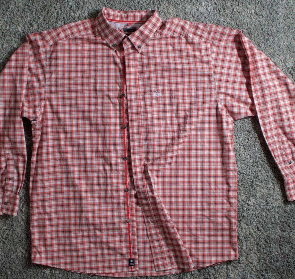 Ariat Pro Series Floyd Stretch Long Sleeve Plaid Button-Down Shirt